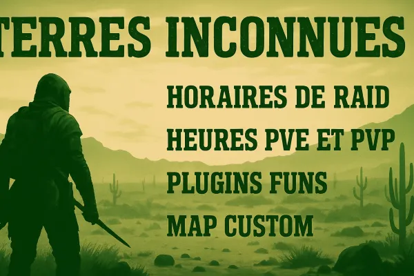 Bannière de FR TERRES INCONNUES DEBUTANT PVE ET PVE/PVP